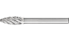 Mynd af Karbítfræs H 8x20mm stál/pott