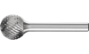 Mynd af Karbítfræs D  6x 5mm stál/pott