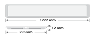 Mynd af Loftljós NH Ledge Opal 62W 830