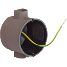 Mynd af Rofadós f/múr skermuð D=63mm