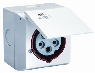 Mynd af CEE Veggtengill 400V IP44 16A