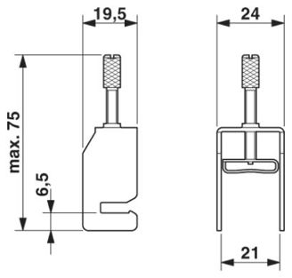 Mynd af Klemma f/EMC skermingu SK20