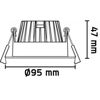 Mynd af Loftljós IF Juno Cob+ 10W Sv-m
