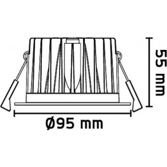 Mynd af Loftljós IF Juno Soft 10W Sv-m.