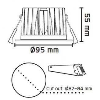 Mynd af Loftljós IF Juno Soft WD 10W Sv.