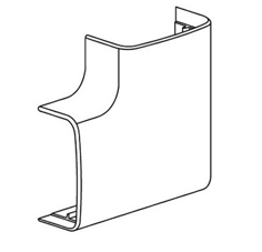 Mynd af Flathorn DMT plast 12x20mm