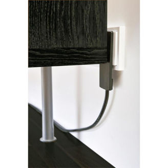 Mynd af Kló 90° þunn (5mm) Schuko Sv.