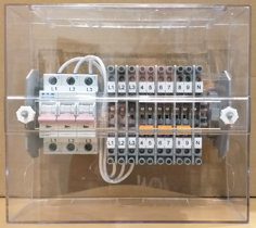 Mynd af Tengibretti f/kWh-mæla m/örygg