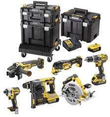 Mynd af DEWALT 18V XR 6 véla sett - 3 X 5Ah