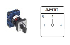 Mynd af Ampersnari CG4 10A 1p. 1-2-3 með merki