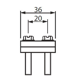 Mynd af Tengiklemma á PP36 borða 35mm²