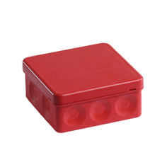Mynd af Tengidós IP55  86x86x39mm Rauð