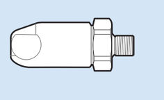 Mynd af Kúpling ErgoQIC Utangengjur 1/2" BSP