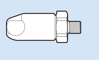 Mynd af Kúpling ErgoQIC Utangengjur 1/2" BSP