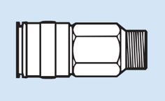 Mynd af Öryggiskúpling 15SE 1/2" BSP Utangengjur
