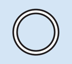 Mynd af Þéttigúmmí f/klótengi læsanleg 3/8 - 5/8