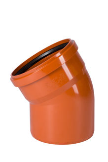 Mynd af PVC Beygja 200mm - 30°