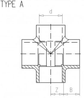 Mynd af PVC Lím Kross  40mm