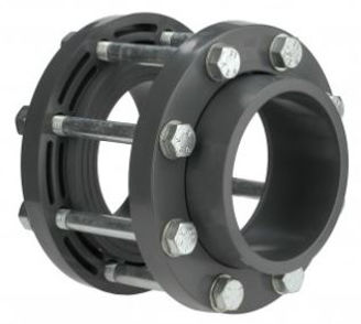 Mynd af PVC Lím Flangsasett m/Boltum  63mm
