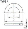 Mynd af PVC Lím Gúmmí Pakkning  50mm