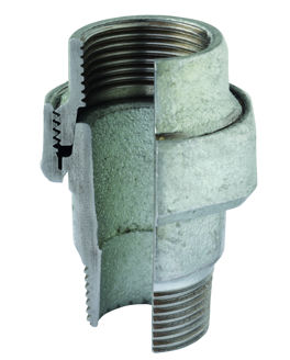 Mynd af Nippil-Union     3/4" Galvaniserað