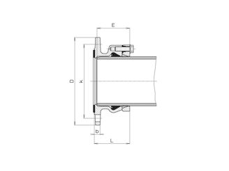 Mynd af S.2000 Flangstengi DN 80 / 90mm