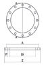 Mynd af Flangs DN 140 - PN 16