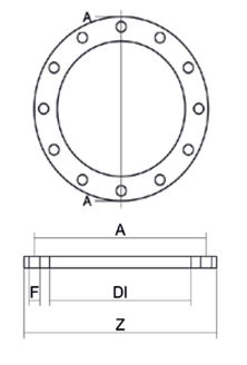 Mynd af Flangs DN 140 - PN 16