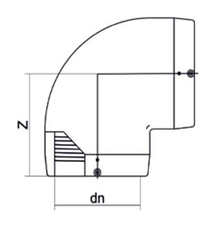 Mynd af Rafsuðu Hné, 125mm