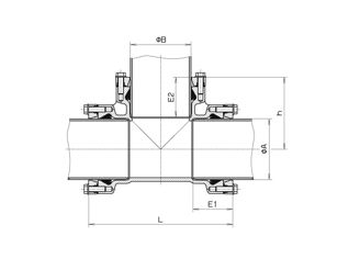 Mynd af S.2000 Té DN 225