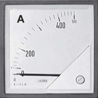 Mynd af Ampermælir F96E -/5A án skala