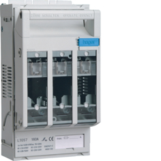 Mynd af Gripvarrofi NH00 160A á straumskinnu 60mm M8 skrúfa