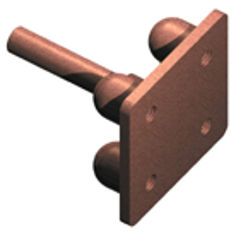 Mynd af Jarðmiðja  4x8mm Pinni 10,4mm