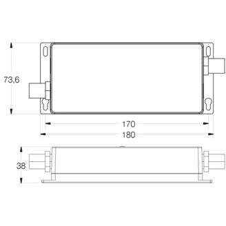 Mynd af Stjórneining RF RGBW 4x5A IP67