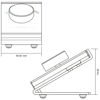 Mynd af Borðdimmer snúinn DW RF LED