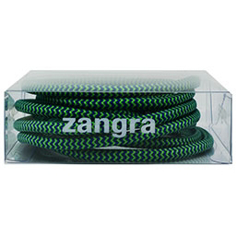 Mynd af Tausnúra blá/græn zigzag 2mtr