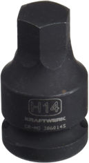 Mynd af Innansexkant 1/2" 19 mm stuttur, harður