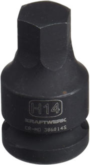 Mynd af Innansexkant 1/2" 19 mm stuttur, harður