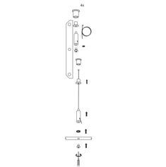 Mynd af Vírupphengi Modus f/Q-QU lampa