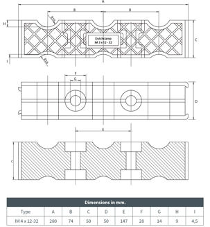 Mynd af Strengklemma 4x12-32mm