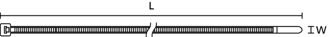 Mynd af Dragbönd  3,5x150mm T30R Hv.