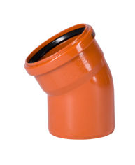 Mynd af PVC Beygja 100mm - 30°