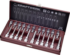 Mynd af Bitasett Sexkanta og Spline bitasett 1/2"