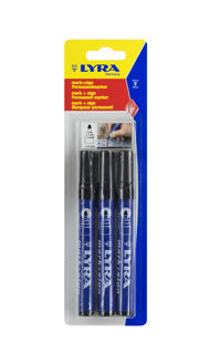 Mynd af Tússpennar 3st 1-4mm Blister