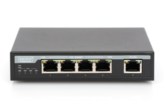 Mynd af PoE Sviss Gigabit 4p+1p Ul 65W