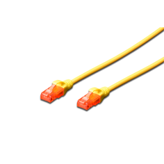 Mynd af Tengisnúra UTP Cat6    0,5m Gul