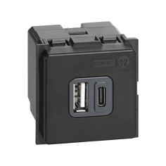 Mynd af Living Now USB hleðslutengill A+C