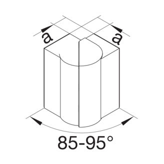Mynd af Úthorn BRP 65x130mm Sv.