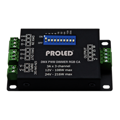 Mynd af DMX-PWM LED stýring 3.rása