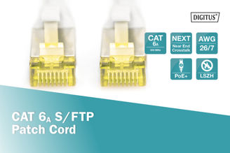 Mynd af Tengisnúra Cat6A 0,5m Blá